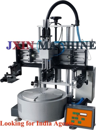 Screen Printing Machine with Rotary Table