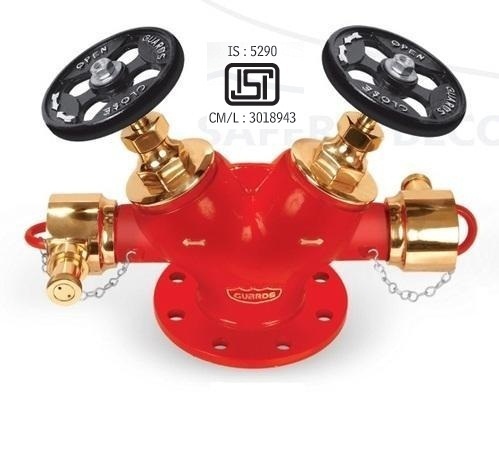 डबल हेडेड गन मेटल हाइड्रेंट वाल्व्स