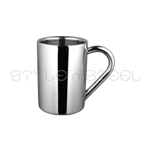 स्टील डबल वॉल कॉफी मग