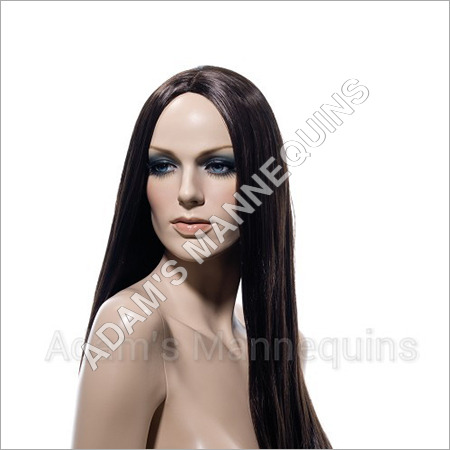 प्लास्टिक महिला विग पुतला आयु समूह: वयस्क