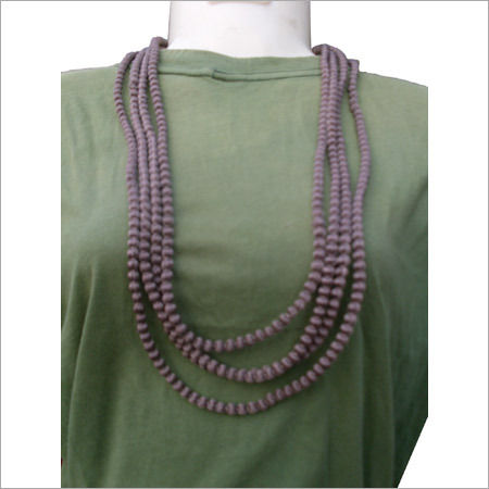 Fabric Bead Necklace