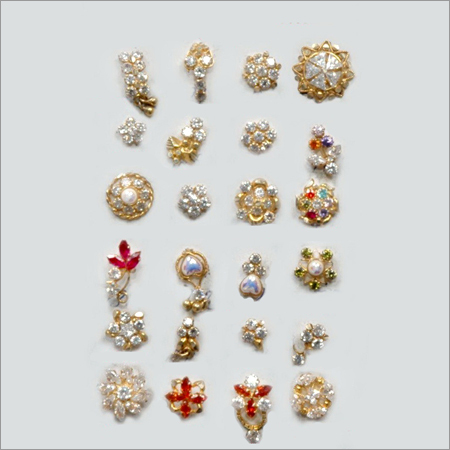 क्यूबिक ज़िरकोनिया नोज़ पिन्स