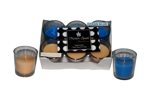 रंगीन मन्नत मोमबत्तियाँ