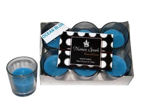 नीली मन्नत मोमबत्तियाँ