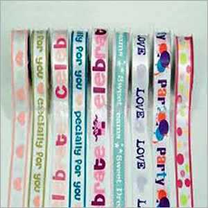 प्रिंटेड साटन रिबन