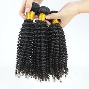 Wavy Human Hair Extension - Color: Black