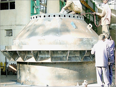 Cooler Inlet & Outlet Assly. for Sponge Iron Industries