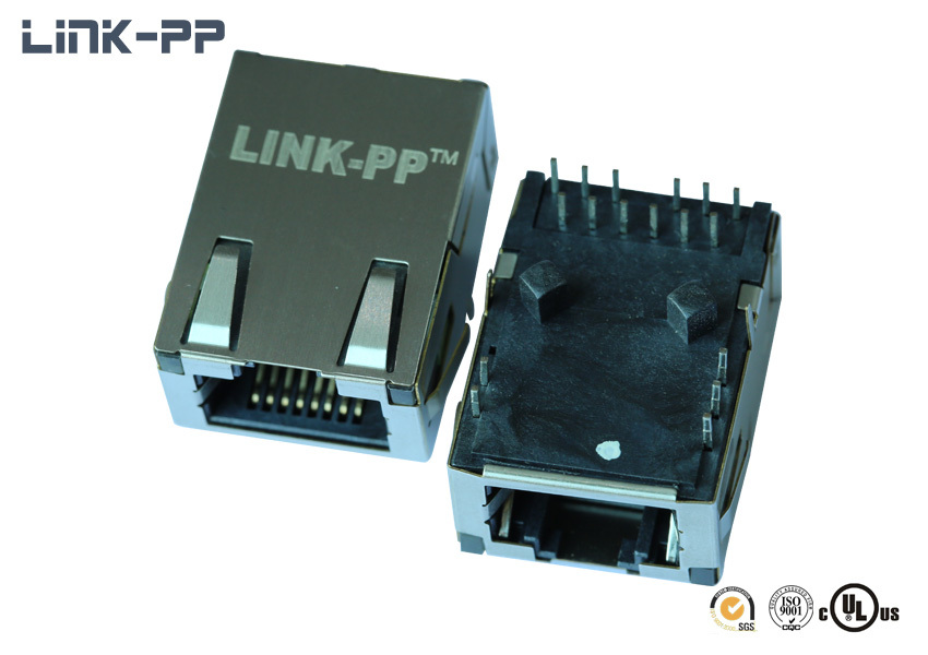 10/100base-t Tab-down Low Profile L836-1tx1-43 Rj45 Connector With Without Leds
