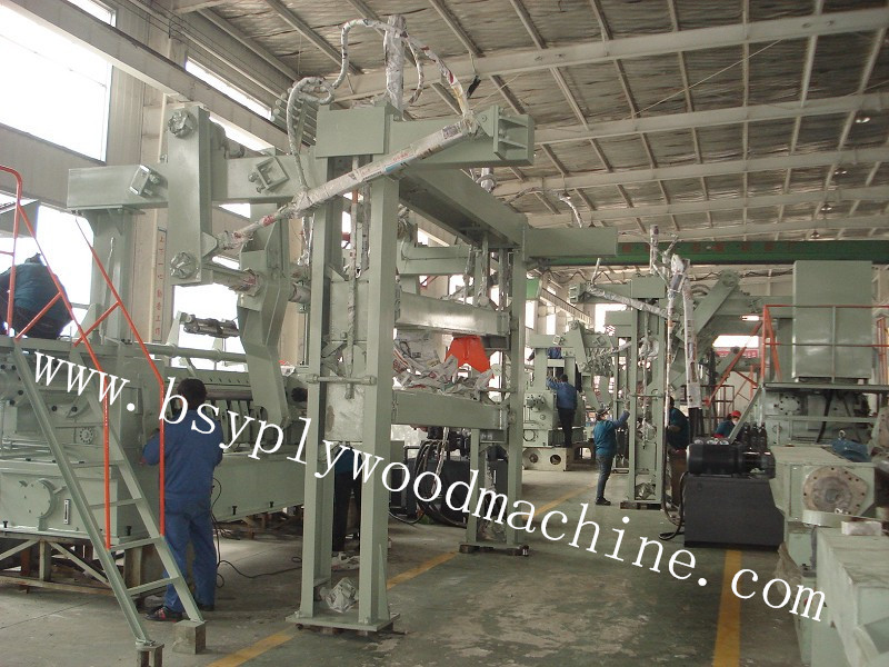 Vertical Log Centering Charger Machine
