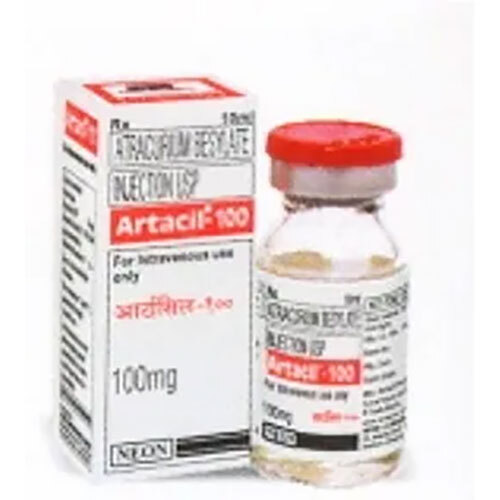 Atracurium Besylate Injection - 100 mg Liquid Formulation | IM/IV Use Only, Facilitates Muscle Relaxation and Intubation