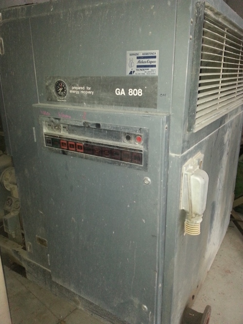 एटलस कॉपो स्क्रू कंप्रेसर Ga808