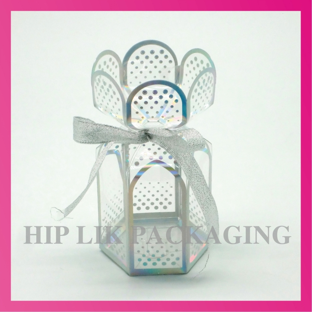 Clear Plastic Gift Box - Pvc Or Pet Material | Foldable Design, Customizable Sizes, Attractive Panel-cut, Eco-friendly Premium Packaging
