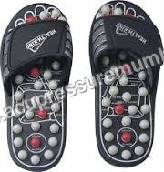 Black Acupressure Footwear