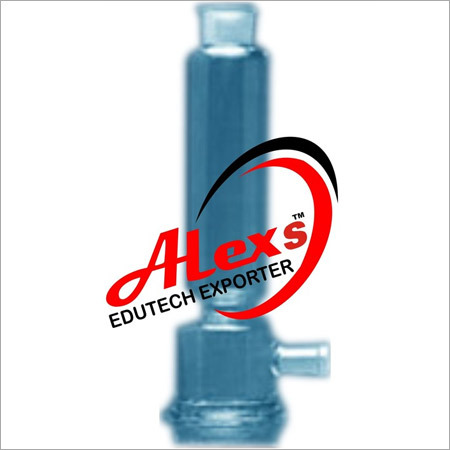 ALEX Absorption Tower - 50 mm Diameter, 250 mm Height | Glass, Blue, Long Lasting, Maintenance Free