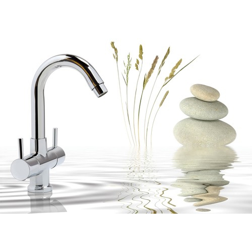 स्टेनलेस स्टील सेंटर होल बेसिन मिक्सर