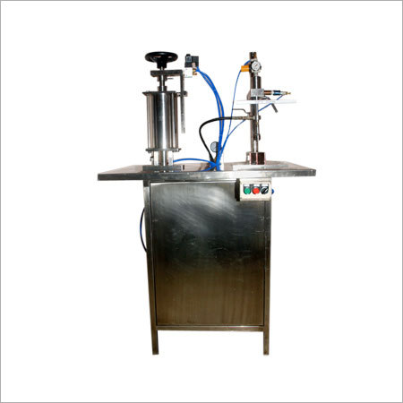 Semi Automatic Aerosol Liquid Filling Machine