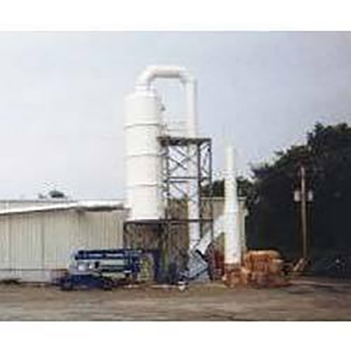 व्हाइट पैक्ड टॉवर स्क्रबर