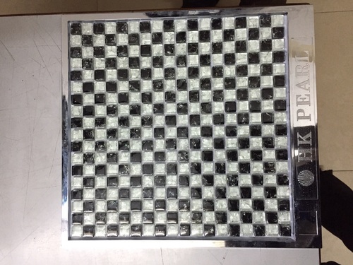 Glass Tiles - 2x2 Inches, Plain Square Edge Design | Antibacterial, Heat Insulation, Superior Full Body Finish