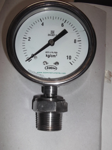Chemical Sealed Diaphragm Pressure Gauge