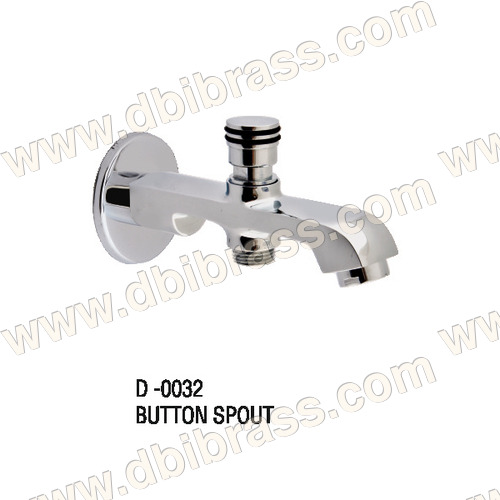 ब्रास बटन स्पाउट बिब कॉक