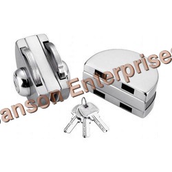 Double Door Lock (Only Knob With Indicator) - Color: Silver