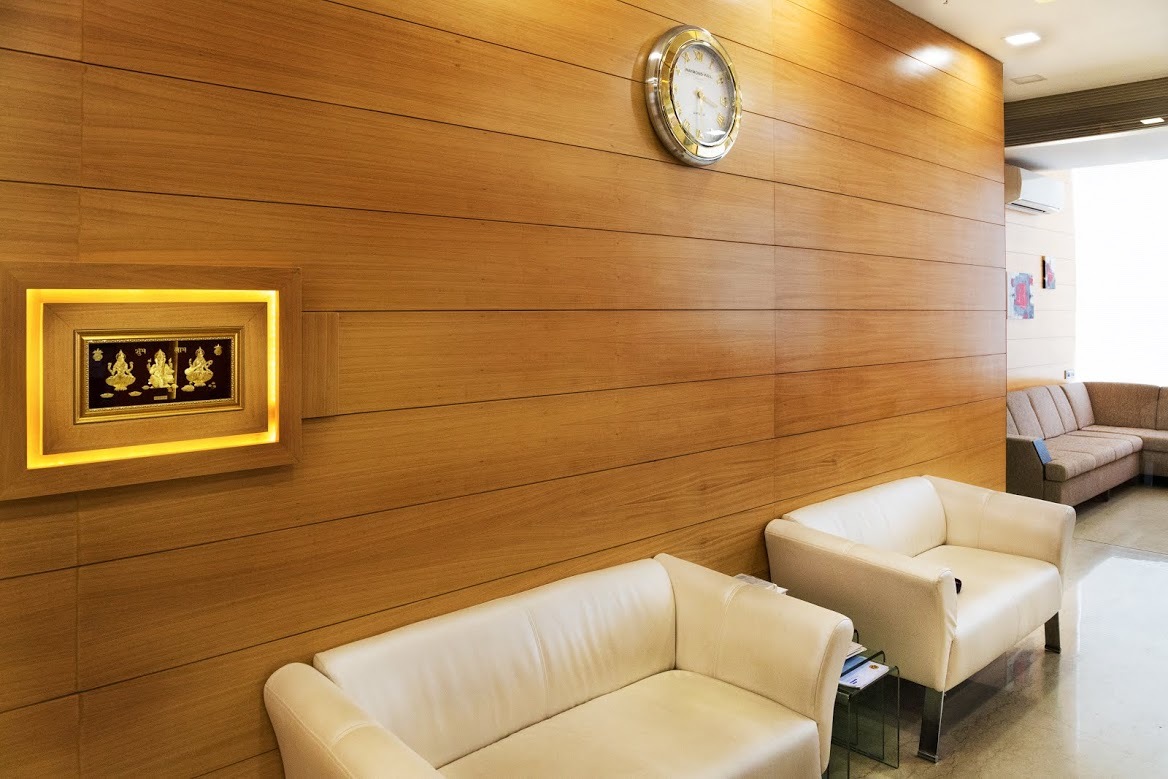 Corporate Office Interior - Glass And Wood Design, Rectangular Layout, Brown Color, Seating Capacity 8-12 | Collaboration Hub, Enhanced Productivity, Modern Design