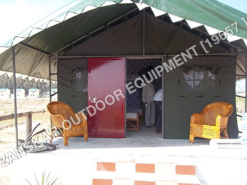 Safari Tent - Single Layer Polyester | Lightweight, Weather-Resistant, High Durability for Camp Use