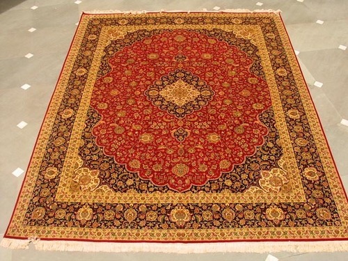 Mashed Red Pure Silk On Silk 