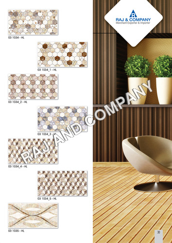 Digital Wall Tiles - 20x30, 25x37.5, 30x45, 30x60 cms | Stain Resistant, Eye-Catching Designs, Smooth Finish, High Strength