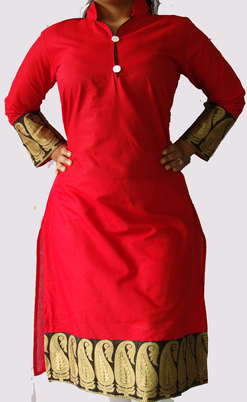 Zoya Cotton Long Kurti Straight