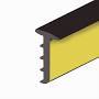 EPDM Lip Seal - EPDM Rubber, Standard Size, Yellow, Flat Gasket, Ideal for Draught Sealing in Industrial Applications