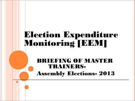 Election Expenditure Monitoring System