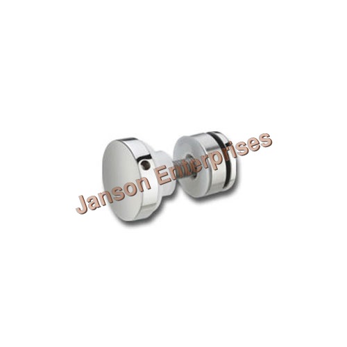 Glass To Track Connector - Color: Silver