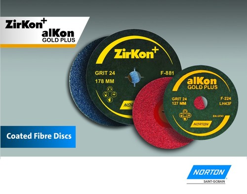 Alkon Zirkon कोटेड फाइबर डिस्क