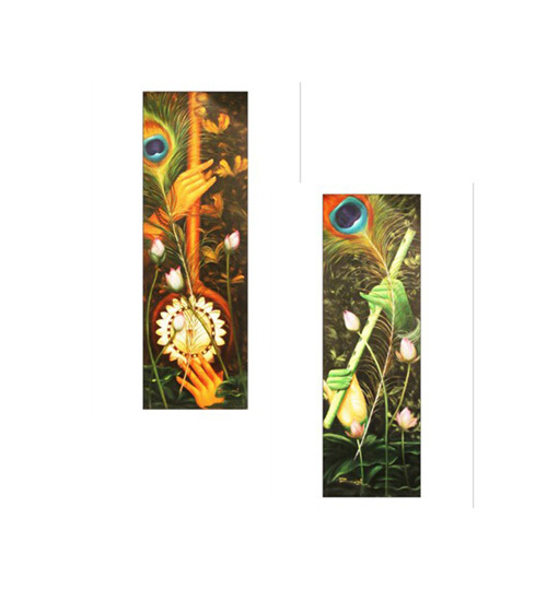 Acrylic Painting On Canvas - Krishna