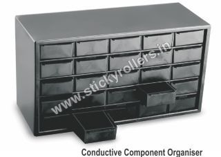 Black Conductive Component Organizer
