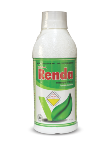 Renda Insecticide - Imidacloprid 17.8% S.l. | Eco-friendly, Superior Pest Control For Hemipteran Pests, Available In Multiple Sizes