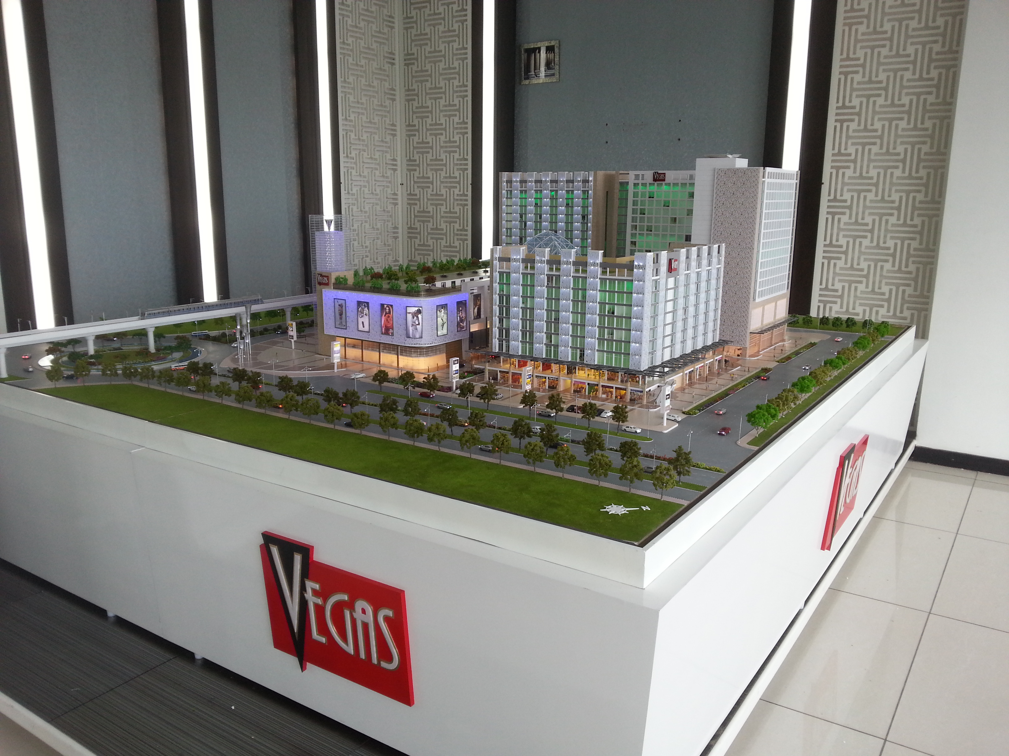 3d Commercial Complex Model