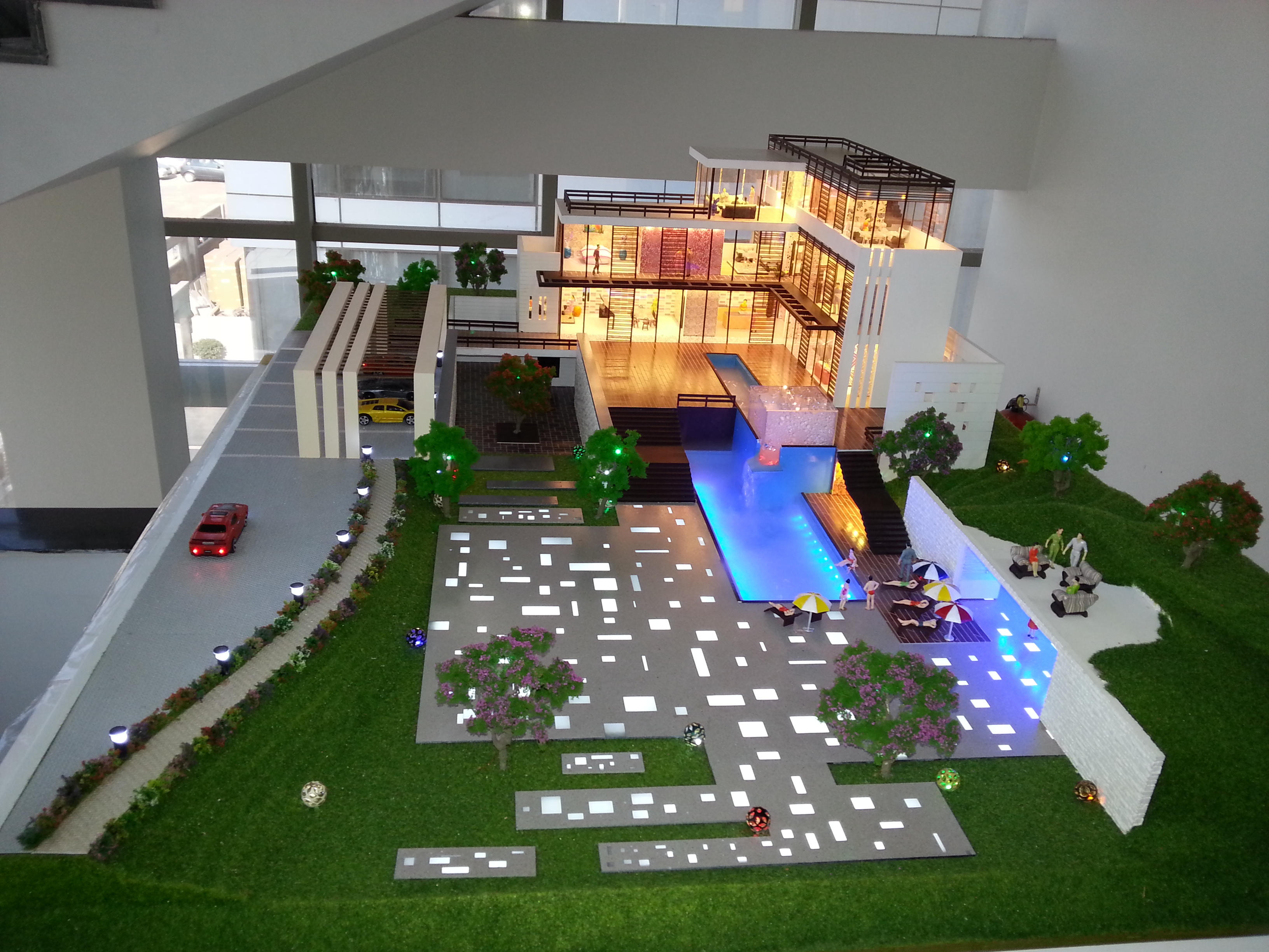 3d Commercial Complex Model