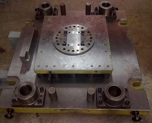 Press Tool - Metal Alloy, 300X300 mm, 5 Tons Pressure, 50 mm Stroke | Consistent Results, Durable Build, Easy Setup, Improved Speed, High Precision