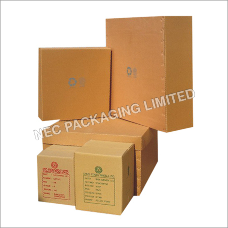 Regular Slotted Carton - Paper, Standard Size, Brown Color | Customizable Shapes and Sizes for Versatile Packaging Solutions