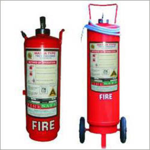Water Carbon Dioxide Fire Extinguisher - 09L, 50L Capacity | Red Mild Steel, 1 Year Warranty, Industrial Use