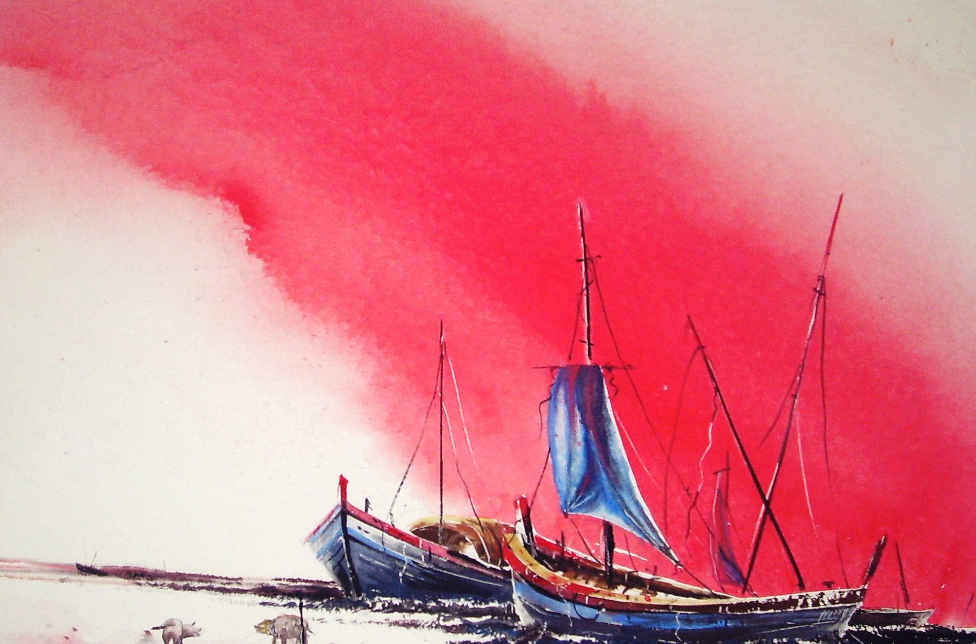 Partha Sen , Water Colour On Paper ,22'x30'