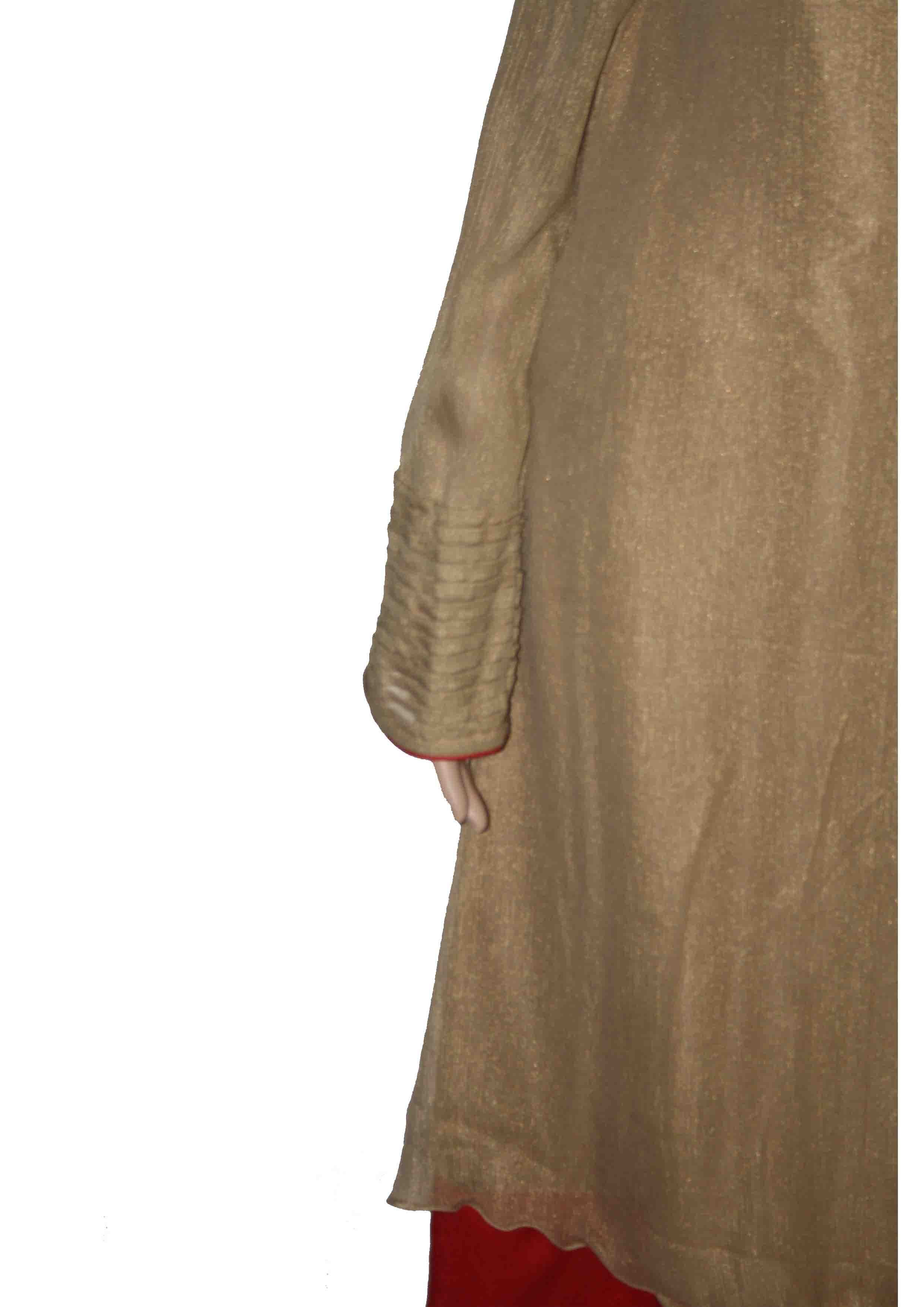 Pleated Shimmer Chiffon