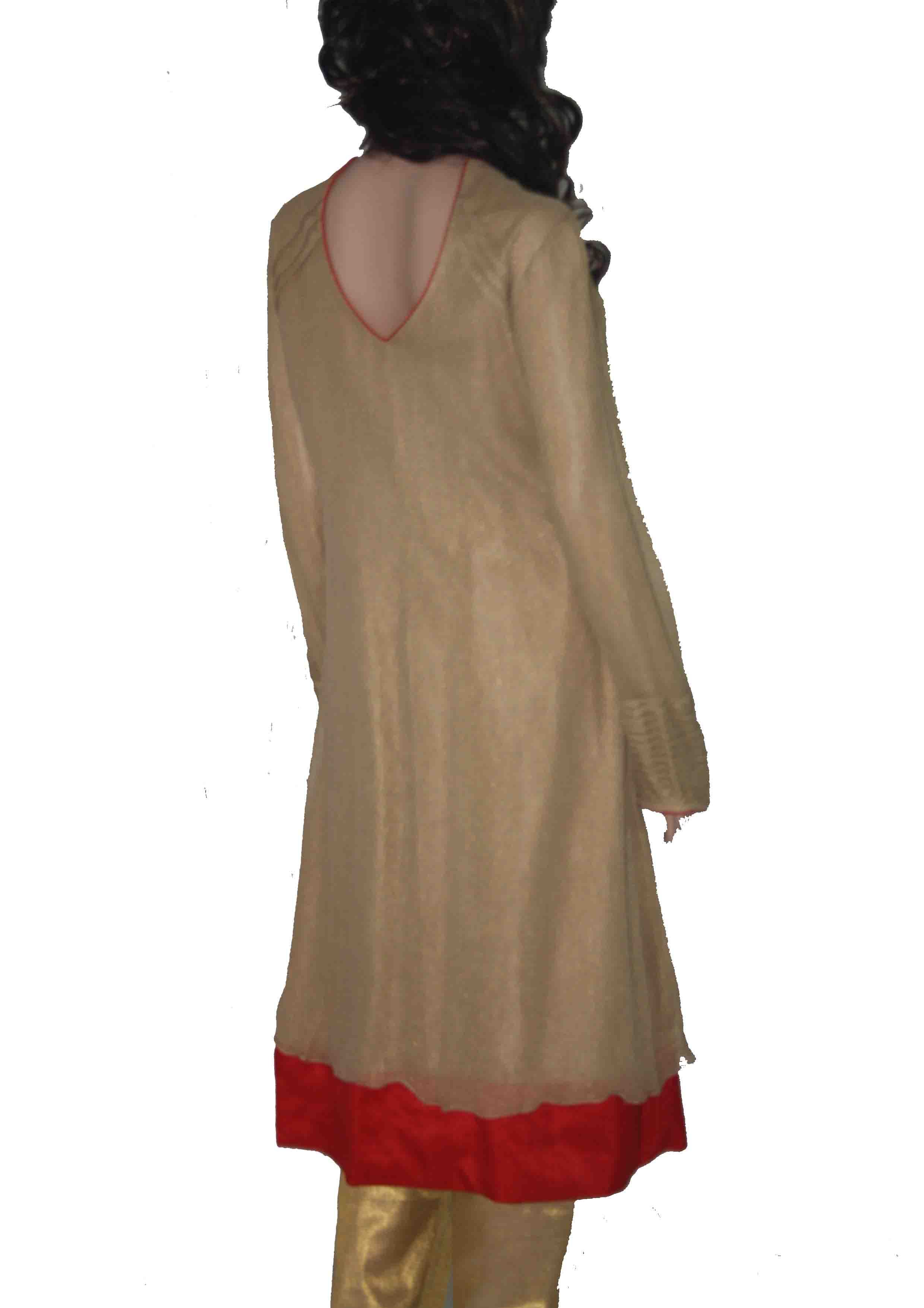 Pleated Shimmer Chiffon