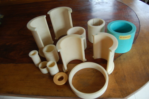 Nylon Bushes - Rigid Quality, Cream and Blue Colors | Durable Nylon Material