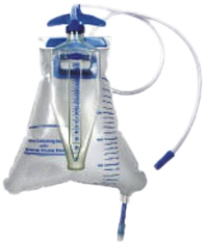 URINE COLLECTION BAG WITH MEASURED VOLUME METER