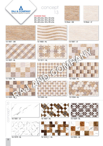 डिजिटल किचन वॉल टाइल