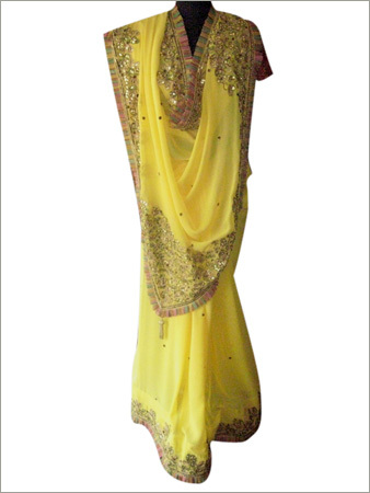 Embroidered Saree