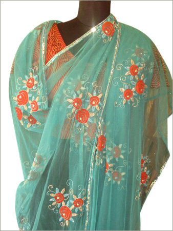 Fancy Embroidered Saree